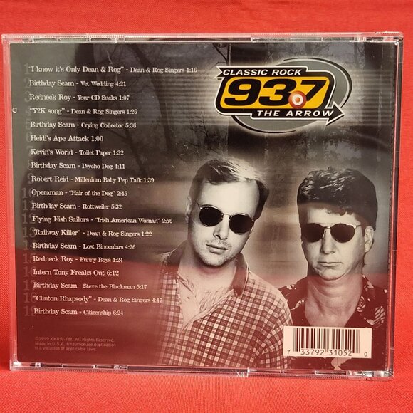 The Dean & Rog Project Classic Rock 93.7 The Arrow 1999 Audio CD - Picture 2 of 8